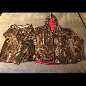 Womens Hooded Realtree Jacket & Long Sleeved Shirt